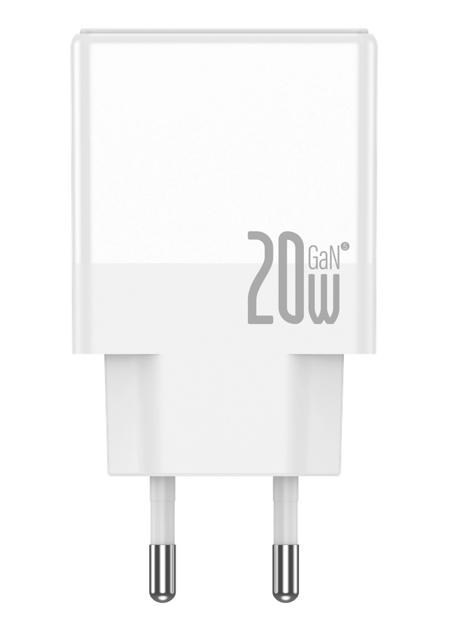 Jellico wall charger EU57 PD 20W 1xUSB-C + 1xUSB QC3.0 White снимка 1