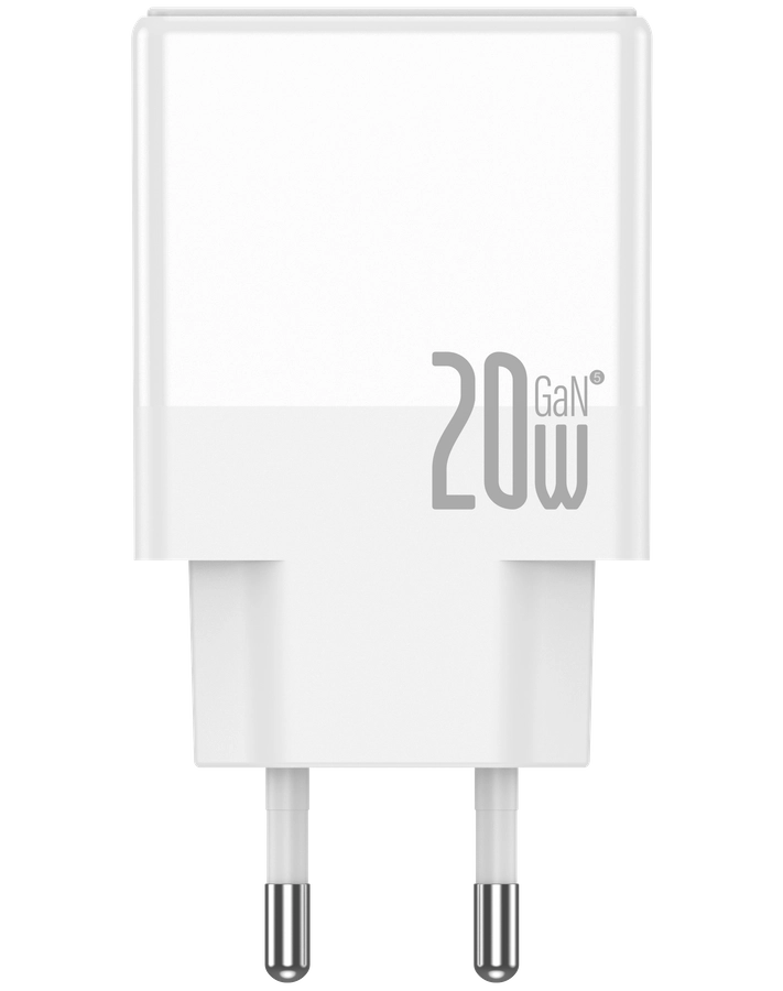 Jellico wall charger EU57 PD 20W 1xUSB-C + 1xUSB QC3.0 + cable USB-C - Lightning White снимка 1