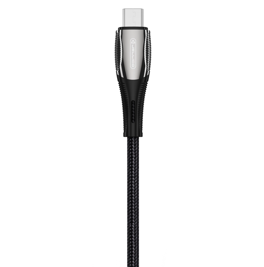 Jellico cable B18 Micro 3.1A 1M Black снимка 3