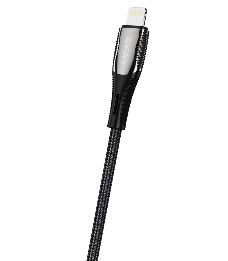 Jellico cable B18 Lightning 3.1A 1M Black снимка 3