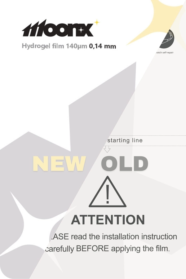 No Name Protective hydrogel film 140µm 0,14 mm HD universal180x120mm(Tools)