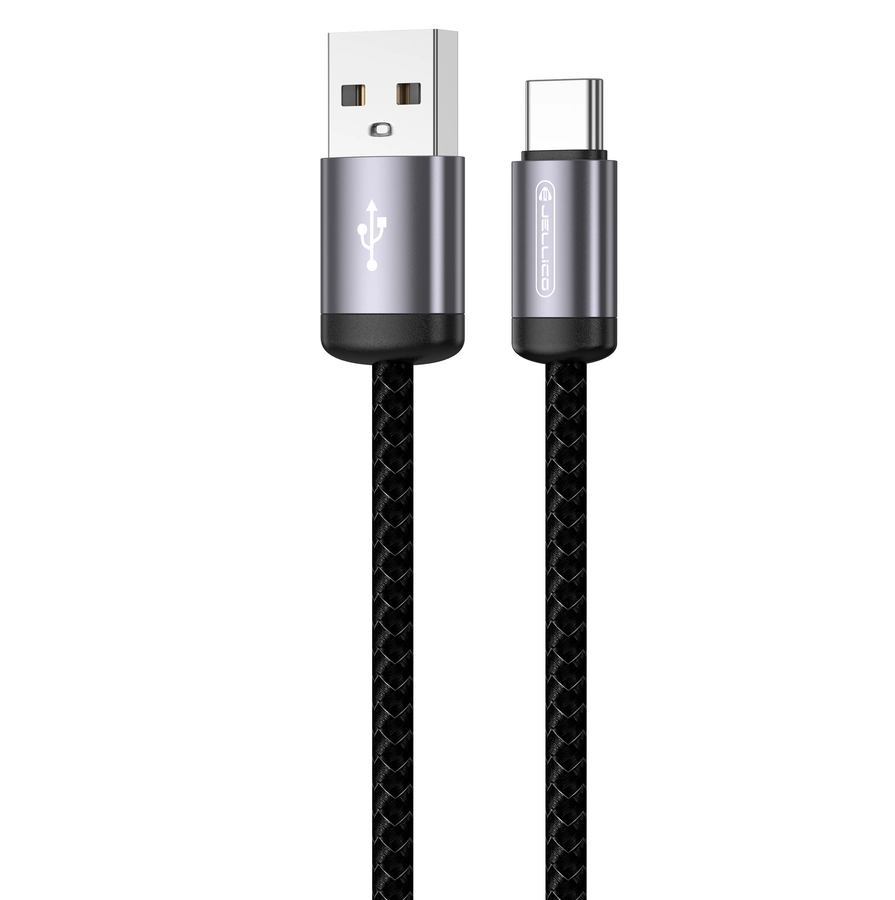 Jellico cable B27 USB-C 3.1A 1M Black снимка 1