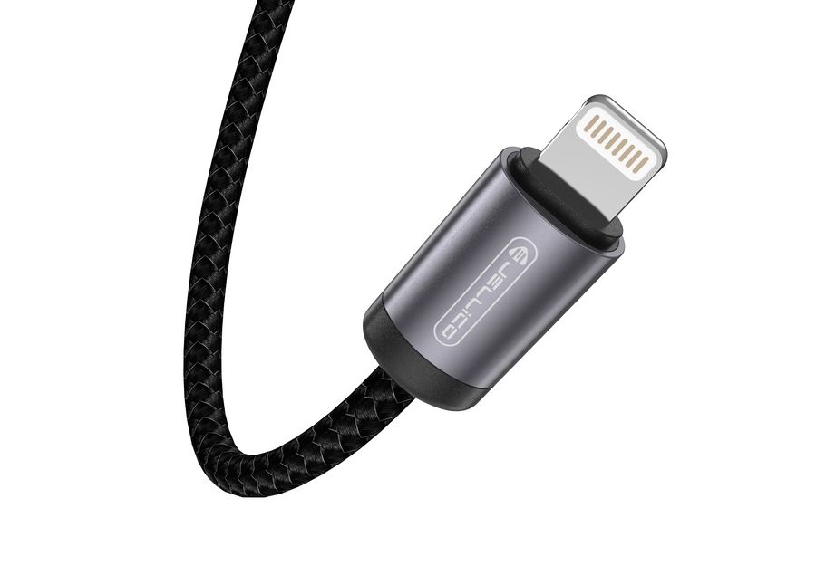 Jellico cable B27 USB-C - Lightning PD 30W 1M Black снимка 3