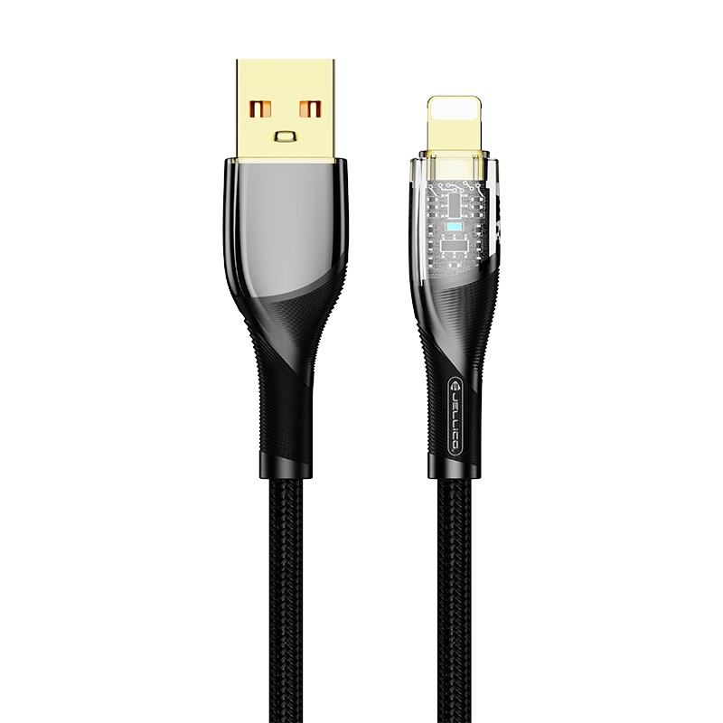 Jellico cable B20 Lightning 3.1A 1M Black снимка 1