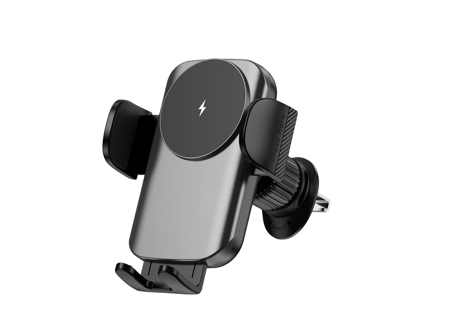 Jellico car holder with wireless charging W18 15W Black снимка 1