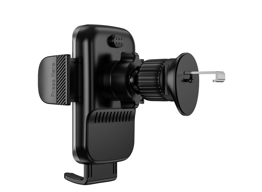 Jellico car holder with wireless charging W18 15W Black снимка 3