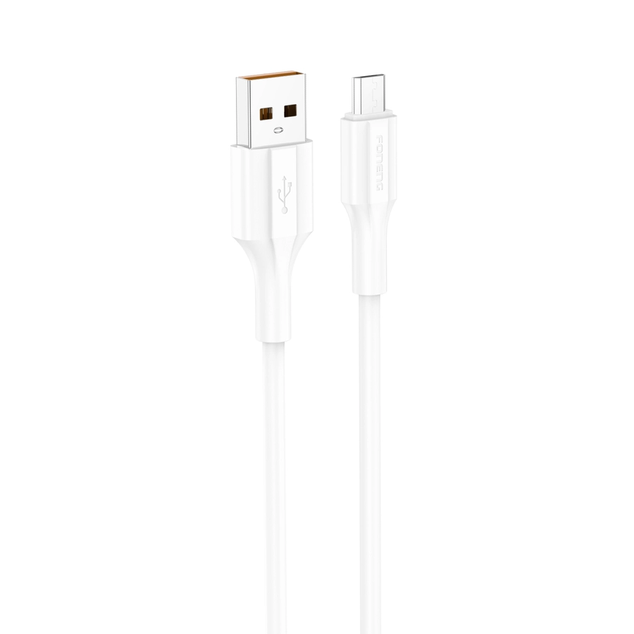 FONENG cable XS01 Micro USB 2.1A 1M White снимка 1