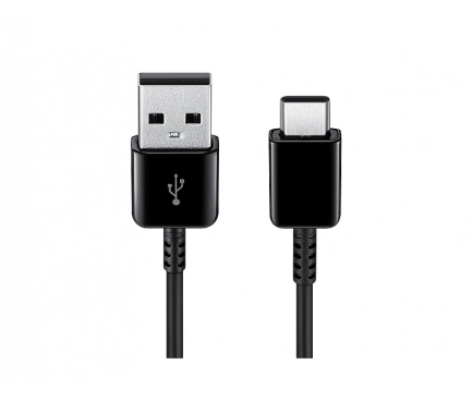 Samsung Original set 2x cable Samsung EP-DG930MBEGWW USB-C 1.5M Black (blister EU) снимка 1