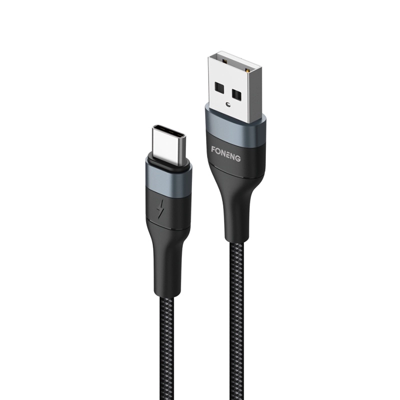 FONENG cable X51 Micro USB 3A 2M Black снимка 1