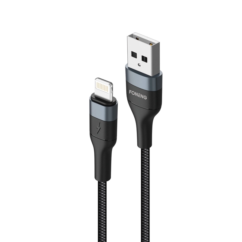 FONENG cable X51 Lightning 3A 2M Black снимка 1