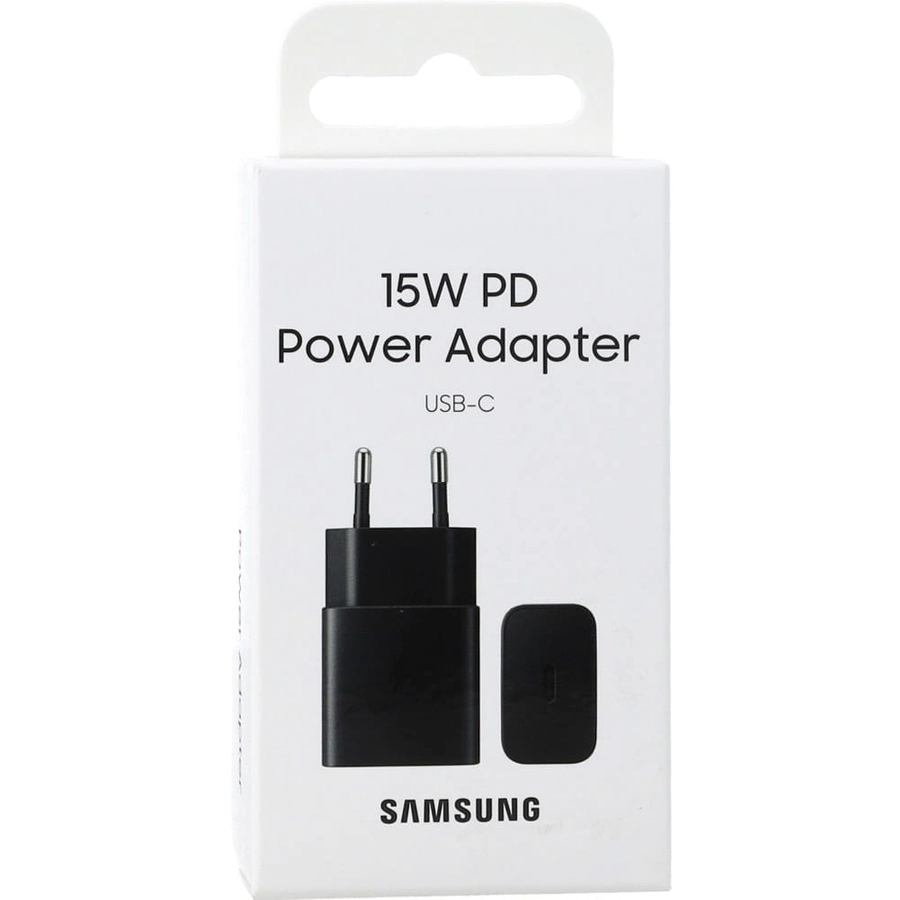 Samsung Original wall charger Samsung 15W  EP-T1510NBEGEU 1xUSB-C Black (blister EU)(Chargers)