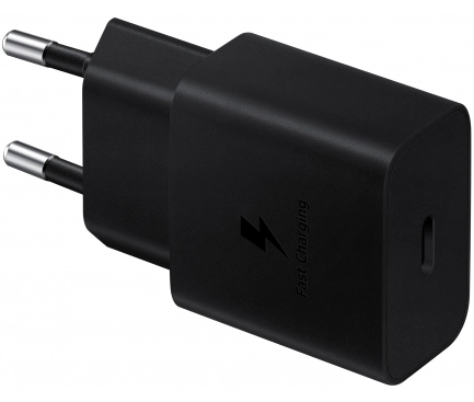 Samsung Original wall charger Samsung 15W  EP-T1510NBEGEU 1xUSB-C Black (blister EU) снимка 1
