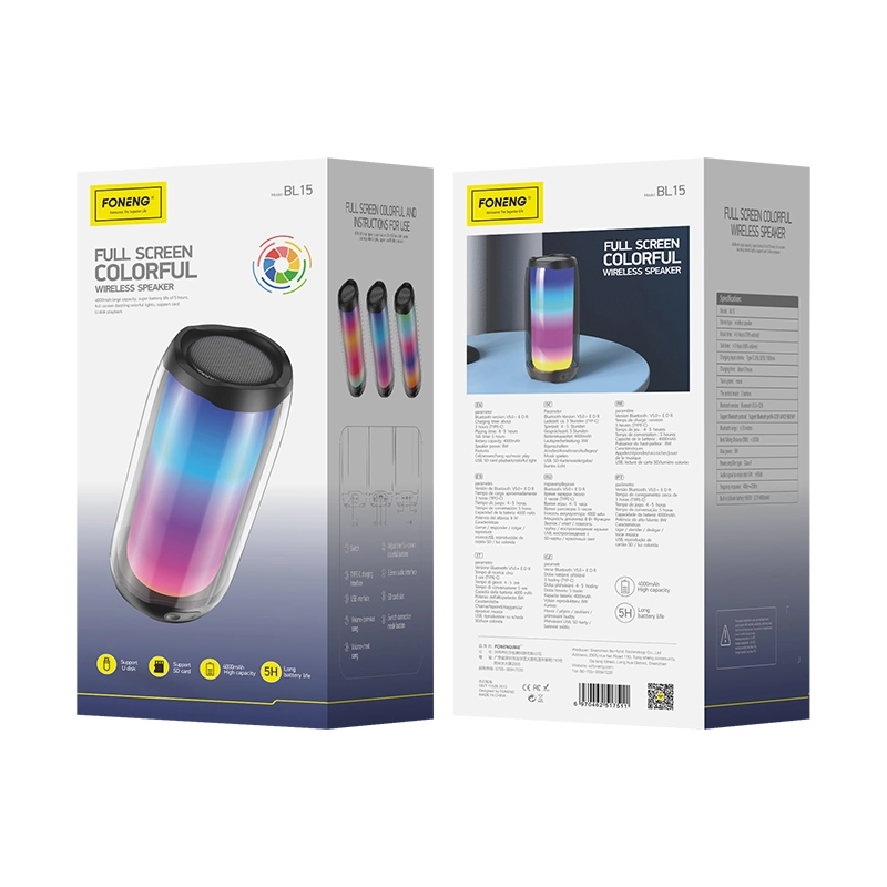 FONENG bluetooth speaker BL15 Black(Loudspeakers)