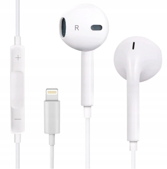 Apple Original headphones Apple MWTY3ZM/A (MMTN2ZM/A EOL) Lightning White (blister EU) снимка 1