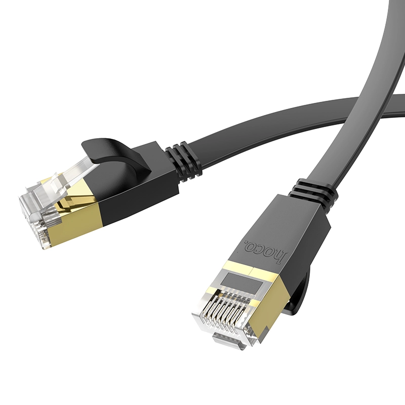 HOCO Ethernet cable US07 6 Gigabit 1M Black снимка 3