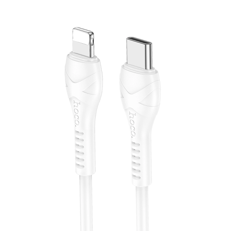 HOCO cable X37 USB-C - Lightning PD 27W 0.5M White снимка 1