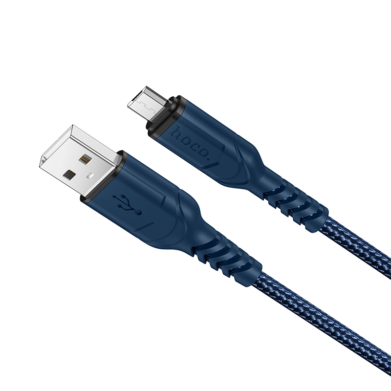 HOCO cable X59 Micro USB 3.1A 1M Blue снимка 1