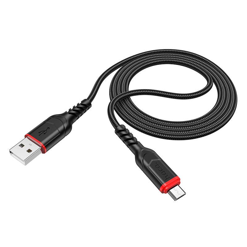 HOCO cable X59 Micro USB 3.1A 1M Black снимка 2