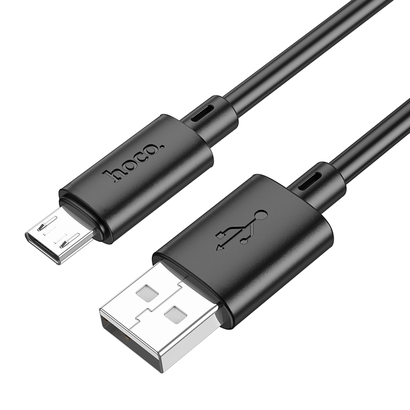 HOCO cable X88 Micro USB 3.1A 1M Black снимка 1