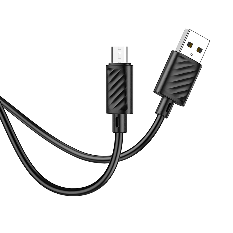 HOCO cable X88 Micro USB 3.1A 1M Black снимка 2