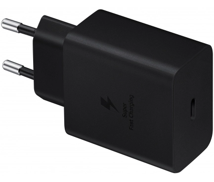 Samsung Original wall charger Samsung 45W + cable USB-C - USB-C EP-T4511XBEGEU Black(blisterEU) снимка 2