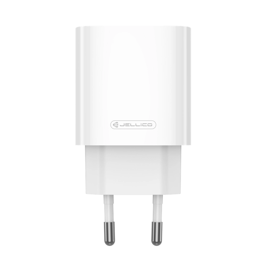 Jellico wall charger EU53 PD 30W 1xUSB-C + cable USB-C - USB-C White снимка 2