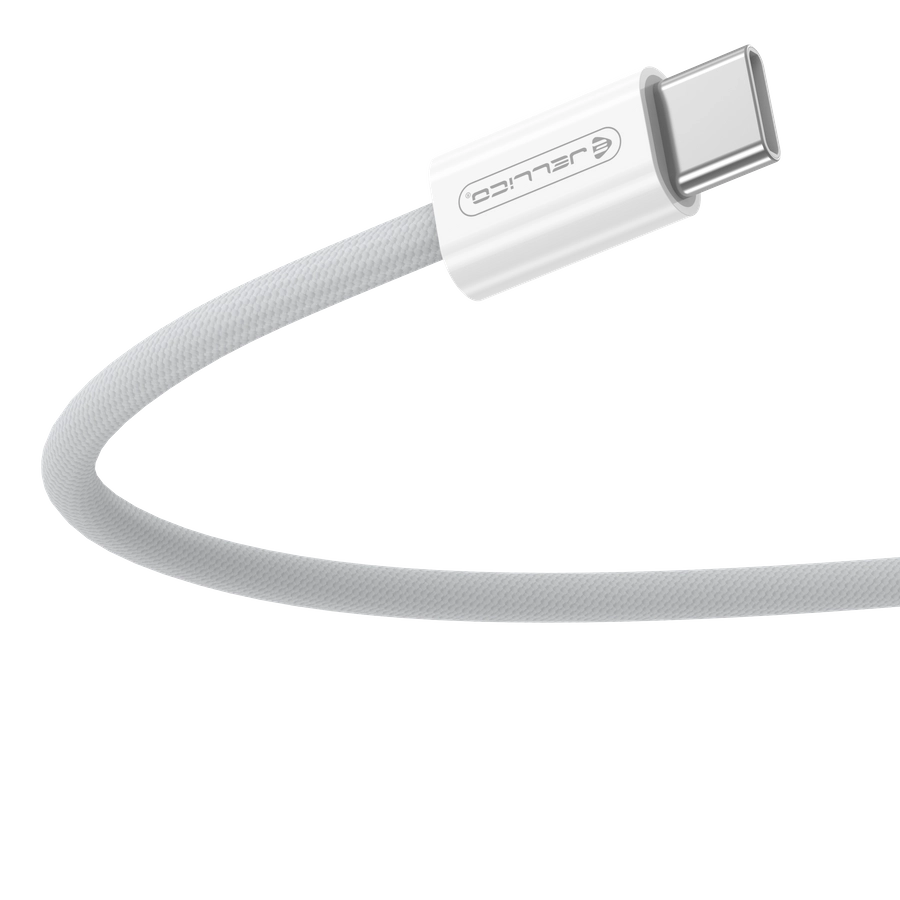 Jellico cable IP15 USB-C - USB-C PD 60W 1M White снимка 3