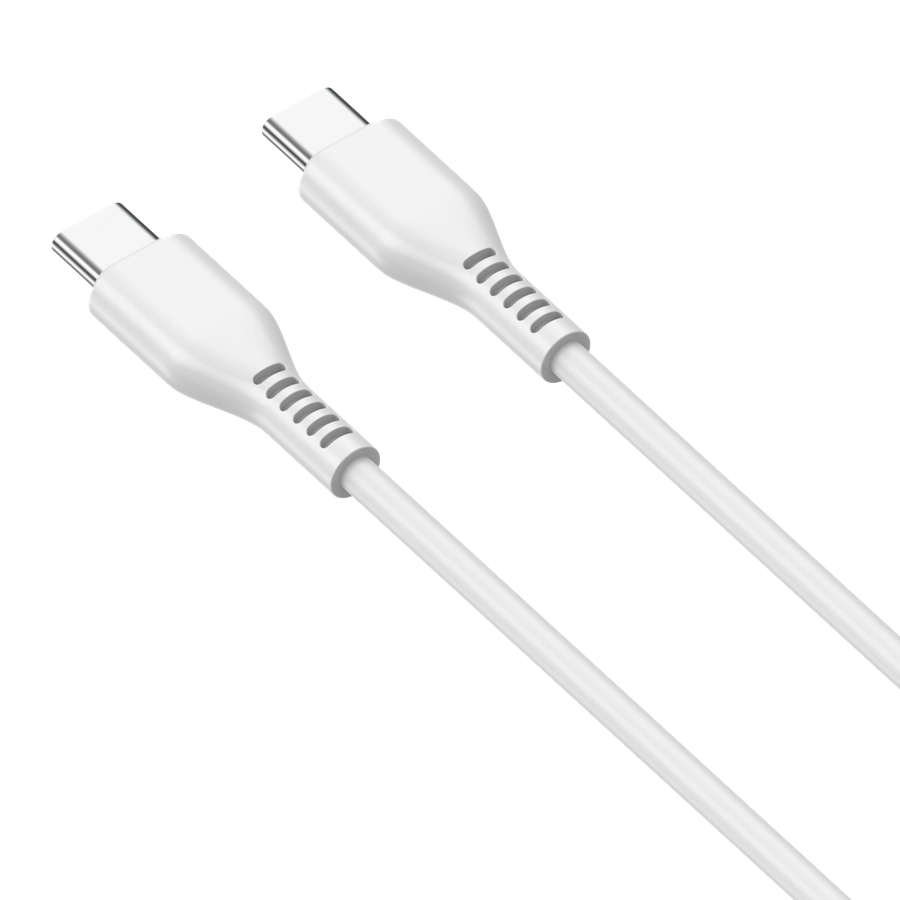 Jellico cable KDS-30 USB-C - USB-C PD 60W 1M White снимка 1