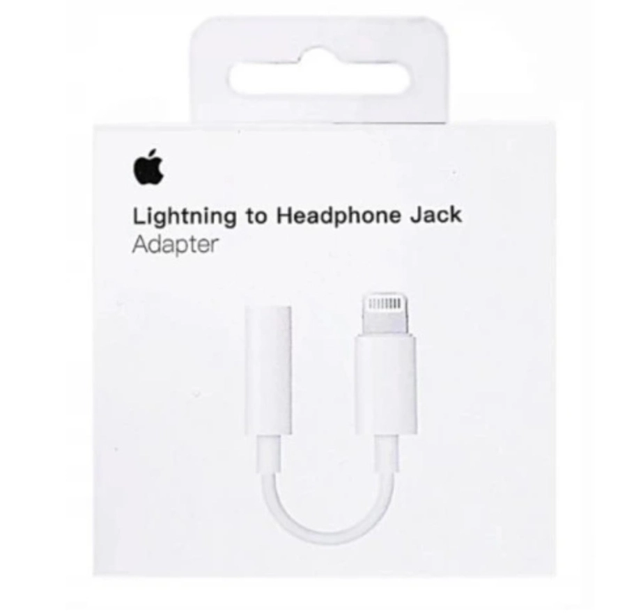 Apple Original adapter Apple MMX62ZM/A Lightning - JACK 3.5MM White (blister EU)(Adapters)