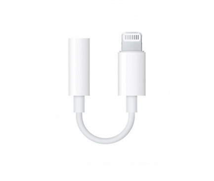 Apple Original adapter Apple MMX62ZM/A Lightning - JACK 3.5MM White (blister EU) снимка 1