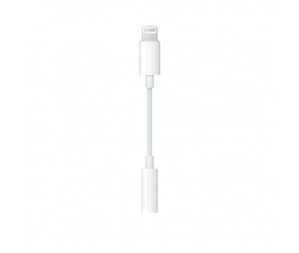 Apple Original adapter Apple MMX62ZM/A Lightning - JACK 3.5MM White (blister EU) снимка 2
