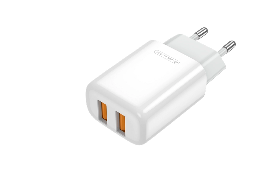 Jellico wall charger EU02 2.4A 12W 2xUSB White снимка 1