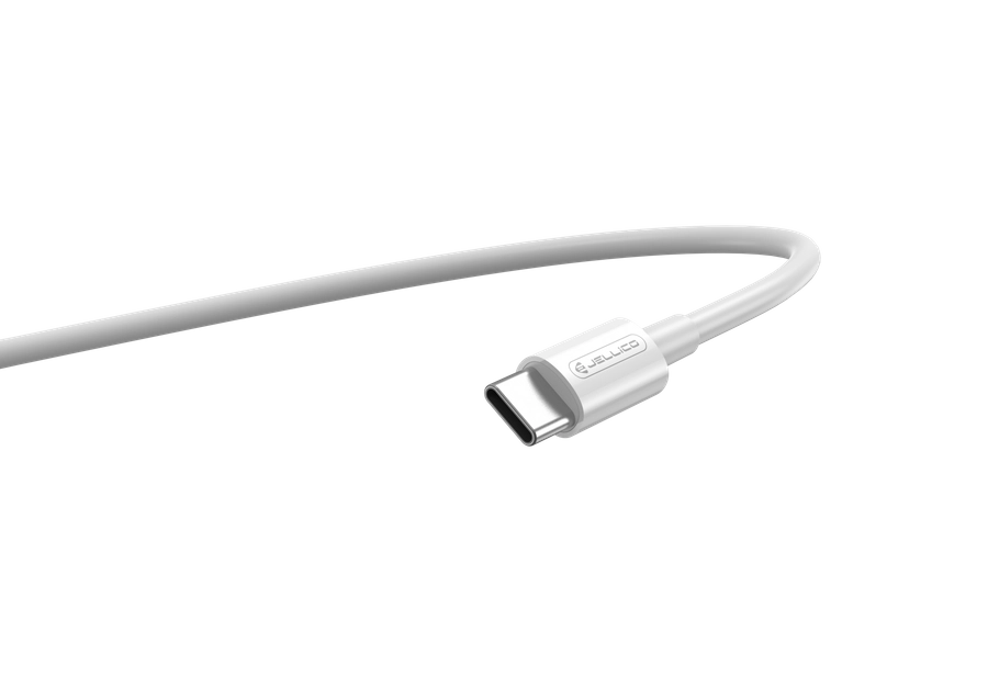 Jellico cable B1 USB-C 3.1A 1M White снимка 2