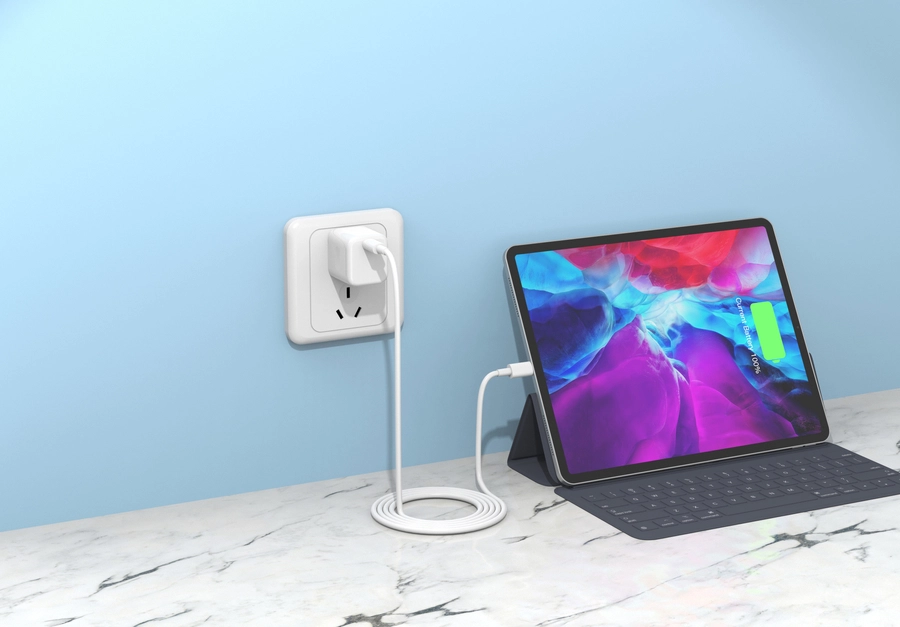 Jellico cable B1 USB-C - USB-C PD 60W 1M White снимка 3