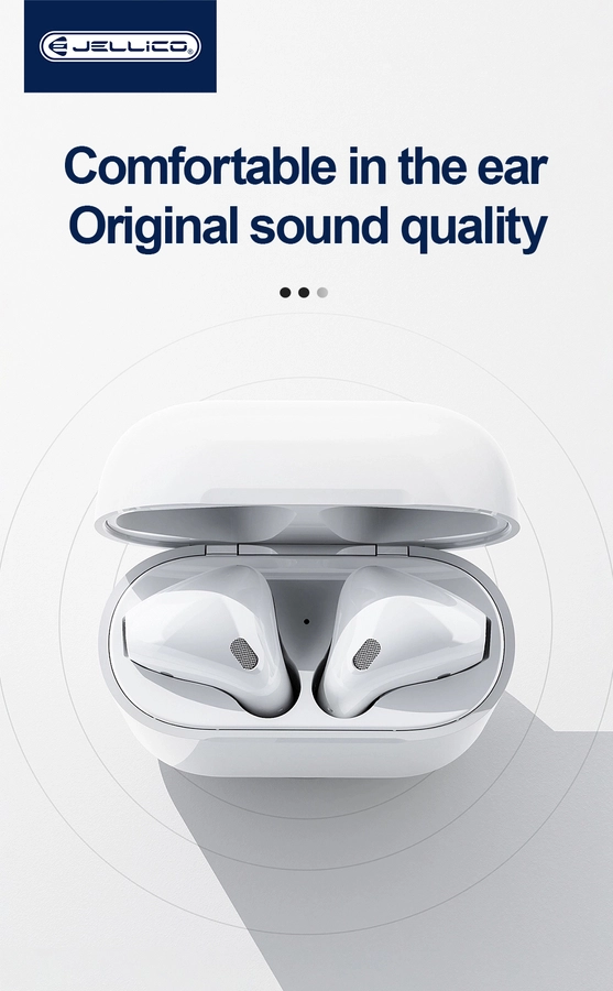 Jellico wireless earphones AirBlue C White снимка 4