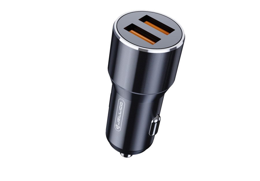 Jellico car charger F9 36W 2xUSB QC3.0 Black снимка 1