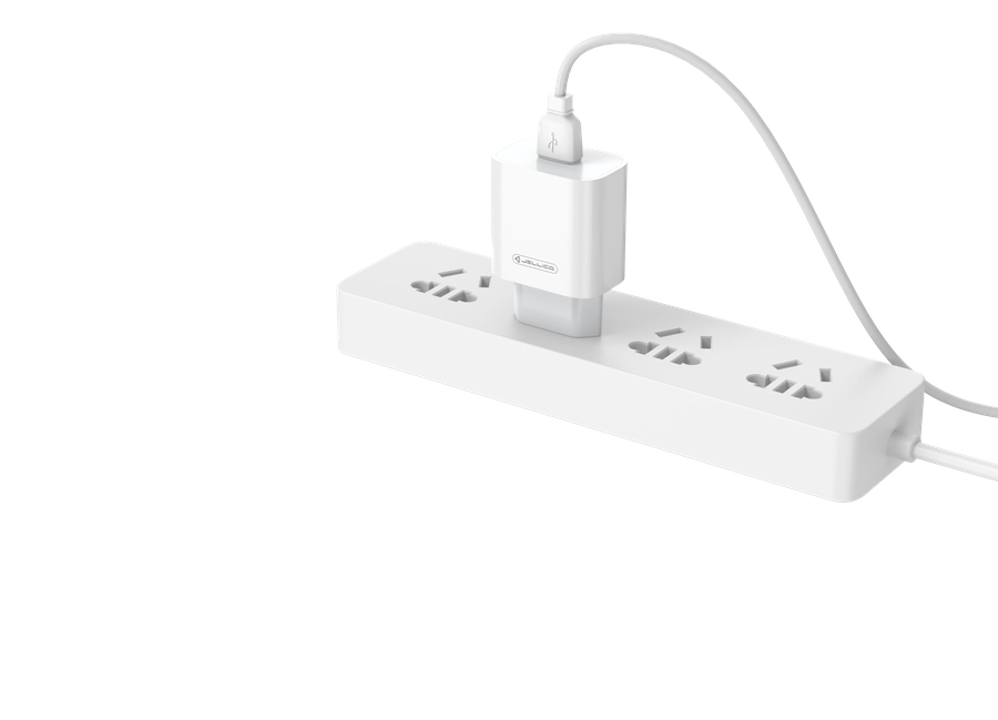 Jellico wall charger AK165 22,5W 1xUSB QC3.0 + cable Micro USB White снимка 1