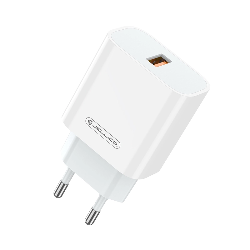 Jellico wall charger AK165 22,5W 1xUSB QC3.0 + cable Micro USB White снимка 2