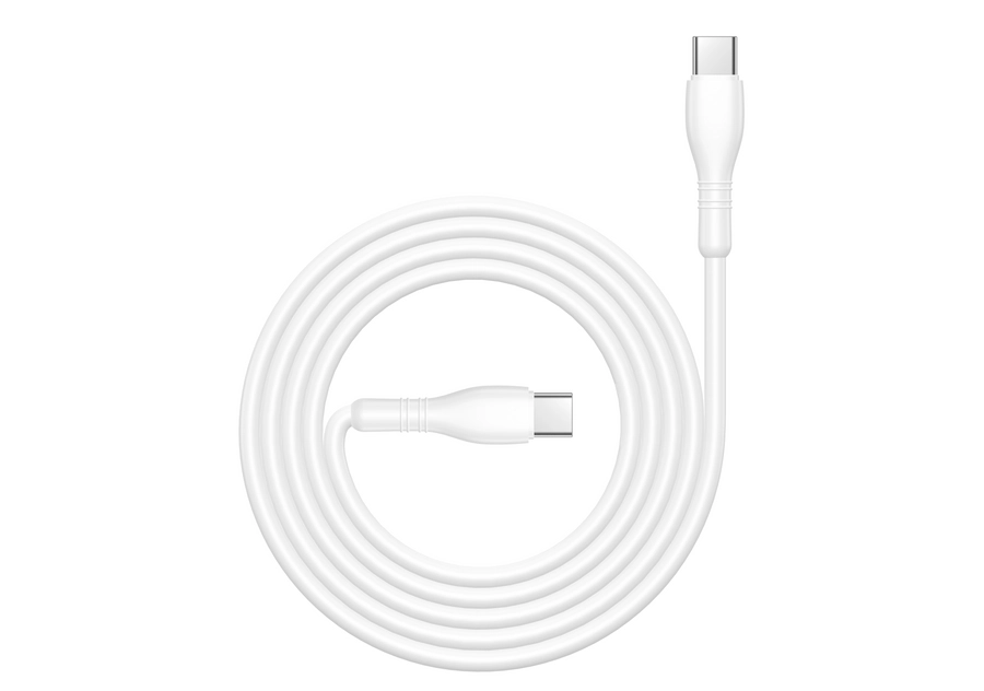 Jellico cable B9 USB-C - USB-C PD 66W 1M White снимка 1