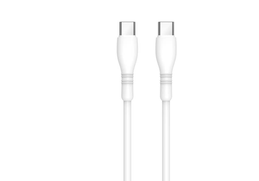 Jellico cable B9 USB-C - USB-C PD 66W 1M White снимка 2