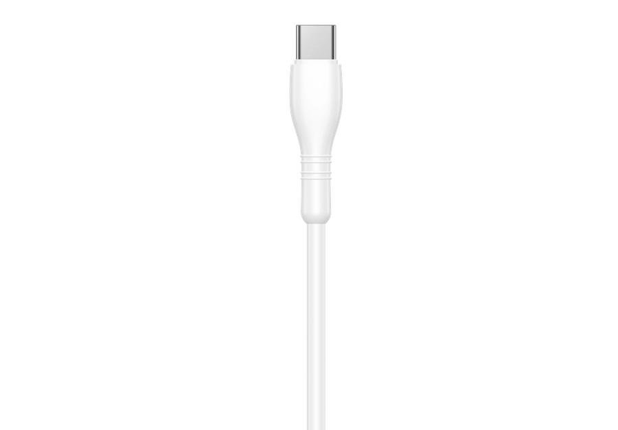 Jellico cable B9 USB-C - USB-C PD 66W 1M White снимка 3