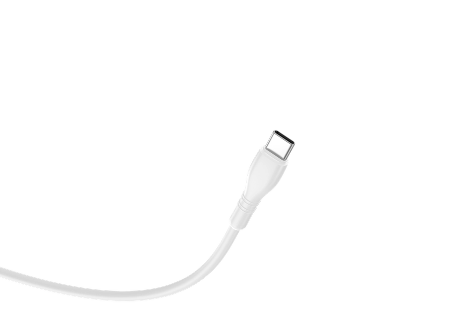 Jellico cable B9 USB-C - USB-C PD 66W 1M White снимка 4
