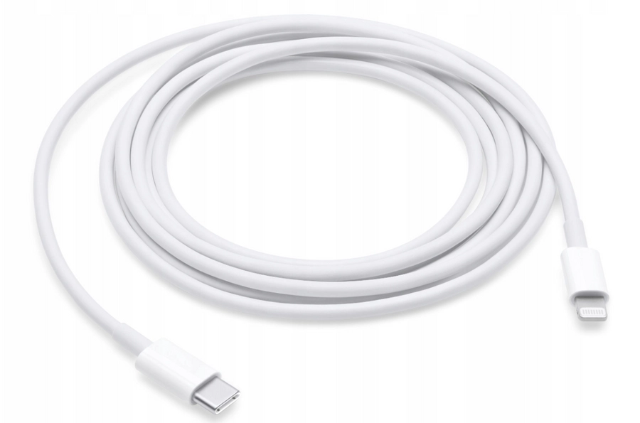 Apple Original cable Apple MUQ93ZM/A (MM0A3ZM/A EOL) Lightning - USB-C 1M White (blister EU) снимка 1