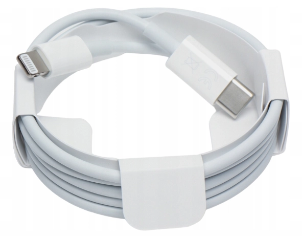 Apple Original cable Apple MUQ93ZM/A (MM0A3ZM/A EOL) Lightning - USB-C 1M White (blister EU) снимка 3