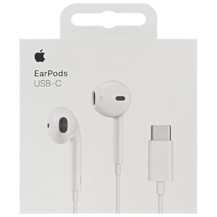 Apple Original headphones Apple MYQY3ZM/A (MTJY3ZM/A EOL) USB-C White (blister EU)(Headphones)