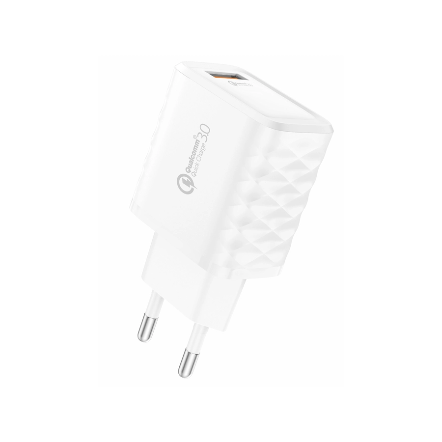 FONENG wall charger EU54 18W 1xUSB QC3.0 White снимка 1