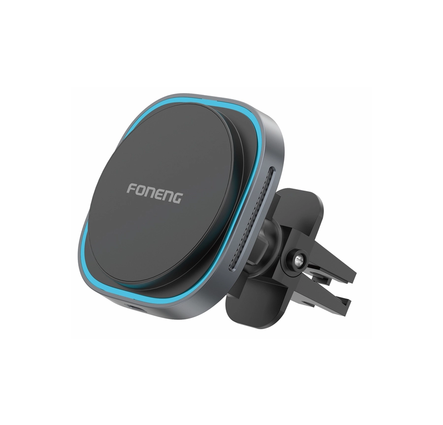 FONENG car holder Magsafe with wireless charging CP128 15W Black снимка 1