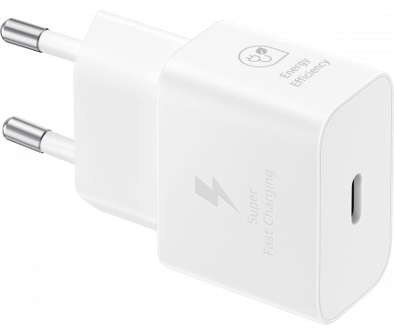 Samsung Original wall charger Samsung 25W + cable USB-C - USB-C EP-T2510XWEGEU White (blister EU) снимка 4