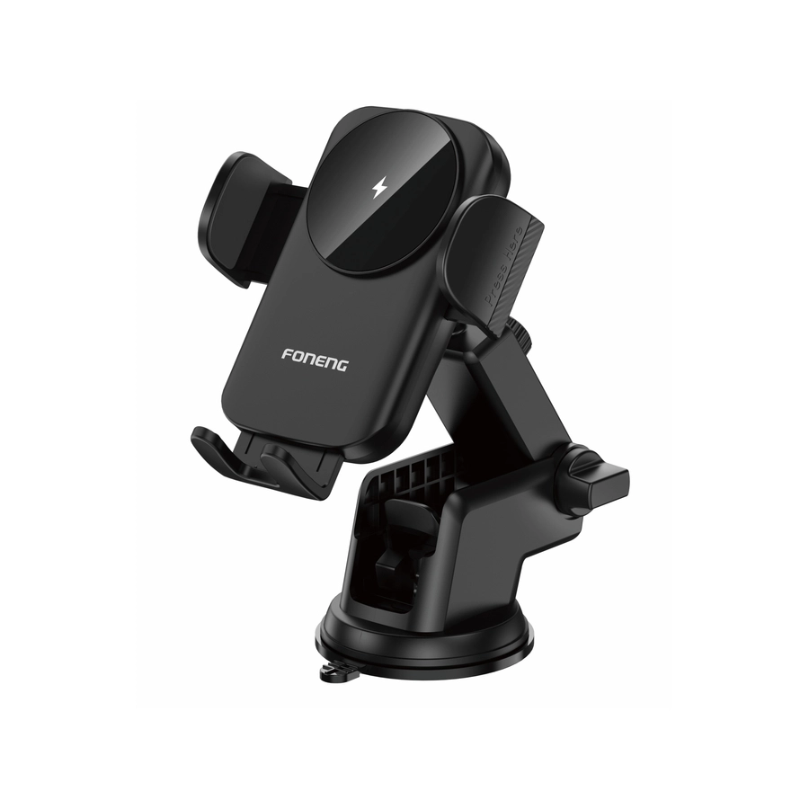 FONENG car holder with wireless charging CP118 15W Black снимка 1