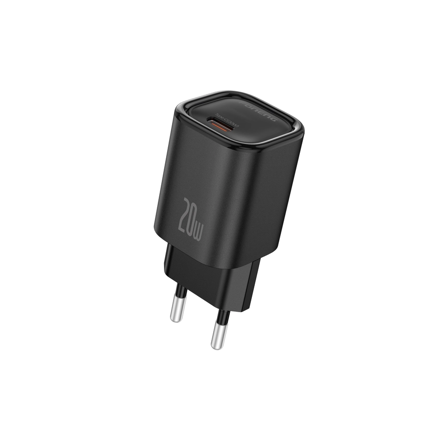 FONENG wall charger EU69 PD 20W 1xUSB-C Black снимка 1
